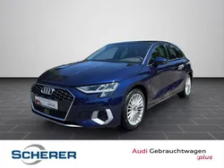 Navarrablau metallic (metallic) Gebraucht 2021 Audi A3 Sportback e-tron Advanced Plus Limousine | 23.500 € (Guter Preis)