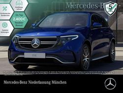 Blau Gebraucht 2021 Mercedes EQC400 AMG SUV | 37.990 € (Fairer Preis)