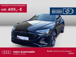 Mythosschwarz metallic Gebraucht 2023 Audi Q8 e-tron S-Line SUV | 60.650 € (Teuer)