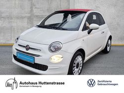 Gelato weiss Gebraucht 2020 Fiat 500 Lounge Cabrio | 13.990 € (Etwas zu teuer)