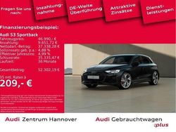 Schwarz (0e mythosschwarz metallic) Gebraucht 2024 Audi S3 Ambiente Limousine | 46.451 € (Fairer Preis)