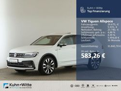 Pure white Gebraucht 2019 VW Tiguan Allspace R-line SUV | 29.675 € (Fairer Preis)