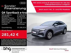 Grau Gebraucht 2022 Audi Q4 Sportback e-tron Ambiente SUV | 27.930 € (Superpreis)