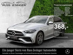 Metalliclack hightechsilber Gebraucht 2024 Mercedes C300e AMG Kombi | 44.880 € (Superpreis)
