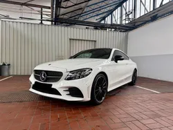 Weiß Gebraucht 2021 Mercedes C180 AMG line Coupé | 34.999 € (Fairer Preis)