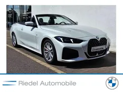 Mineralweiß metallic Gebraucht 2025 BMW 420 M Sport Cabrio | 53.890 € (Fairer Preis)