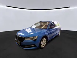Blau Gebraucht 2021 Skoda Superb SportLine Kombi | 27.990 € (Fairer Preis)