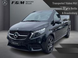 Obsidianschwarz metallic Gebraucht 2023 Mercedes V300 AMG line Van / Kleinbus | 60.770 € (Fairer Preis)