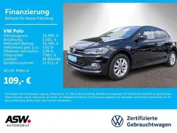 Deep black perleffekt Gebraucht 2021 VW Polo Highline Limousine | 14.390 € (Guter Preis)