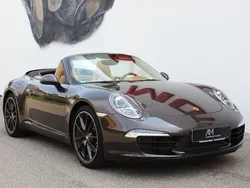 Anthrazitbraunmetallic (metallic) Gebraucht 2014 Porsche 911 Carrera Cabriolet Cabrio | 102.750 €