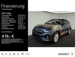 Indiumgrau metallic / schwarz Neu 2025 VW T-Roc R-line SUV | 44.490 € (Teuer)
