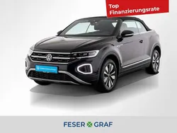 Deep black perleffekt schwarz Gebraucht 2024 VW T-Roc Cabriolet Move Cabrio | 29.770 € (Superpreis)