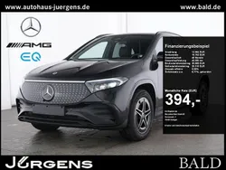 Schwarz kosmosschwarz metallic Gebraucht 2024 Mercedes EQA300 AMG SUV | 41.690 € (Etwas zu teuer)