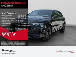 Schwarz Gebraucht 2023 Audi Q8 e-tron S-Line SUV | 57.470 € (Guter Preis)