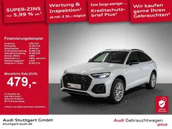 Gletscherweiß metallic Gebraucht 2024 Audi Q5 Sportback S-Line SUV | 55.920 € (Teuer)