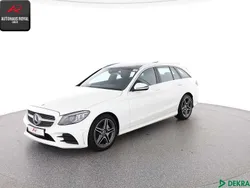 Polarweiss Gebraucht 2021 Mercedes C220 AMG Kombi | 27.880 € (Superpreis)