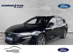Obsidianschwarz metallic Gebraucht 2024 Ford Focus ST-Line Kombi | 25.190 € (Guter Preis)