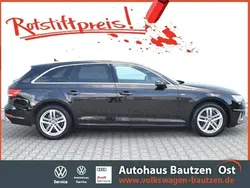 Schwarz (mythosschwarz metallic) Gebraucht 2019 Audi A4 S-Line Kombi | 26.790 € (Fairer Preis)