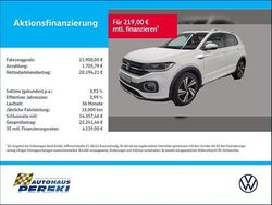 Weiß Gebraucht 2021 VW T-Cross R-line SUV | 21.900 € (Fairer Preis)