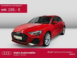 Rot Gebraucht 2024 Audi A3 Sportback S-Line Limousine | 32.930 € (Superpreis)