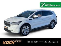 Moonweiss metallic Gebraucht 2021 Skoda Enyaq iV ecoSuite SUV | 27.460 € (Fairer Preis)