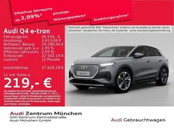 Kieselgrau Gebraucht 2023 Audi Q4 e-tron Advanced SUV | 26.934 € (Fairer Preis)