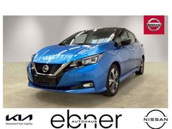 Vivid blue m/black p Gebraucht 2021 Nissan Leaf 360º Kleinwagen | 15.690 € (Fairer Preis)