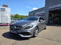 Mountaingrau metallic Gebraucht 2018 Mercedes A200 AMG Limousine | 20.490 € (Fairer Preis)