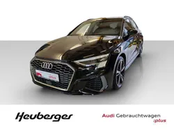 Schwarz Gebraucht 2024 Audi A3 Sportback S-Line Limousine | 37.780 € (Guter Preis)