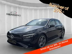 lack kosmosschwarz Gebraucht 2024 Mercedes A180 AMG line Limousine | 32.580 € (Fairer Preis)