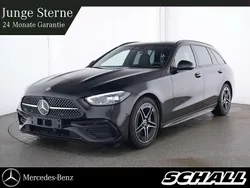Lack obsidianschwarz Gebraucht 2024 Mercedes C200 AMG Kombi | 40.279 € (Fairer Preis)