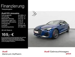 Ascariblau metallic Gebraucht 2024 Audi S3 Ambiente Limousine | 44.999 € (Superpreis)