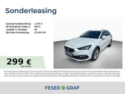 Nevada weiß metallic Gebraucht 2024 Seat Leon Style Kombi | 23.980 € (Superpreis)