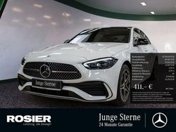 Weiss / opalithweiß (metallic) Gebraucht 2023 Mercedes C300e AMG Limousine | 47.550 € (Fairer Preis)