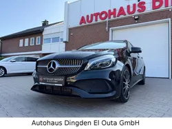 Schwarz Gebraucht 2018 Mercedes A180 AMG line Limousine | 19.950 € (Fairer Preis)