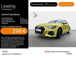 Pythongelb metallic Gebraucht 2024 Audi A3 Sportback e-tron S-Line Limousine | 36.480 € (Etwas zu teuer)