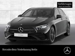 Schwarz Gebraucht 2024 Mercedes A200 AMG Limousine | 31.650 € (Fairer Preis)