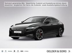 Schwarz (mythosschwarz metallic) Gebraucht 2025 Audi A6 e-tron S-Line Limousine | 82.881 € (Teuer)