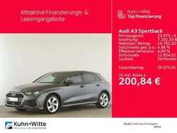 Daytonagrau perleffekt Gebraucht 2021 Audi A3 Sportback e-tron S-Line Limousine | 23.975 € (Guter Preis)