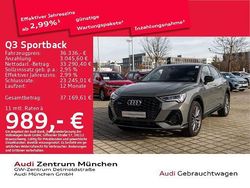 Grau Gebraucht 2021 Audi Q3 Sportback S-Line SUV | 36.336 € (Fairer Preis)