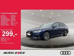 Blau Gebraucht 2022 Audi A4 S-Line Kombi | 38.990 € (Etwas zu teuer)
