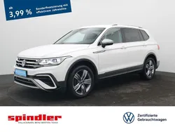 Pure white Gebraucht 2022 VW Tiguan Allspace Elegance SUV | 32.980 € (Fairer Preis)