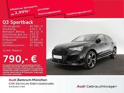 Mythosschwarz metallic Gebraucht 2022 Audi Q3 Sportback Ambiente SUV | 44.569 € (Teuer)
