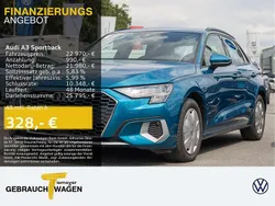 Atollblau metallic Gebraucht 2021 Audi A3 Advanced Limousine | 22.970 € (Fairer Preis)