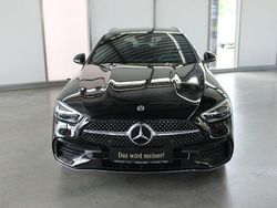 Schwarz Gebraucht 2022 Mercedes C200 AMG line Kombi | 40.599 € (Teuer)