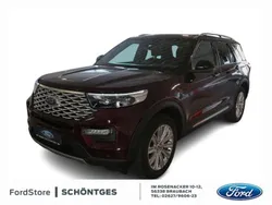 Rot Neu 2024 Ford Explorer Platinum SUV | 71.480 € (Teuer)