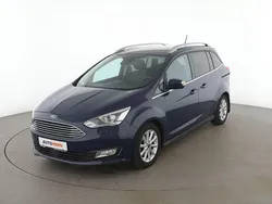 Blau Gebraucht 2018 Ford Grand C-Max Titanium Van / Kleinbus | 18.080 € (Fairer Preis)