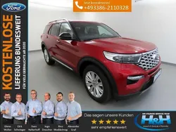 Rot (lucidred) Gebraucht 2023 Ford Explorer Platinum SUV | 52.440 € (Guter Preis)