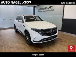 Polarweiß Gebraucht 2022 Mercedes EQC400 AMG SUV | 42.796 € (Etwas zu teuer)