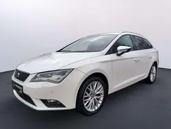 "candy" weiss Gebraucht 2015 Seat Leon ST Style Kombi | 12.999 € (Etwas zu teuer)